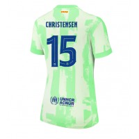 Dres Barcelona Andreas Christensen #15 Tretina pre Ženy 2024-25 Krátky Rukáv